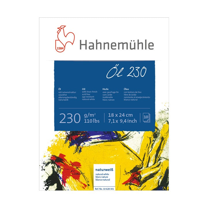 Hahnemühle Ölmalblock 10 Blatt | verschiedene Formate