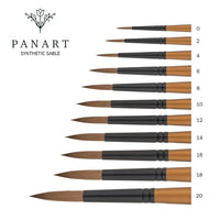 PanArt 1101 Στρογγυλό πινέλο ακουαρέλας Sable | Διάφορα μεγέθη