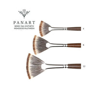 PanArt 7801 Βούρτσα ανεμιστήρα - Συνθετικές τρίχες Mongoose | Διάφορα μεγέθη