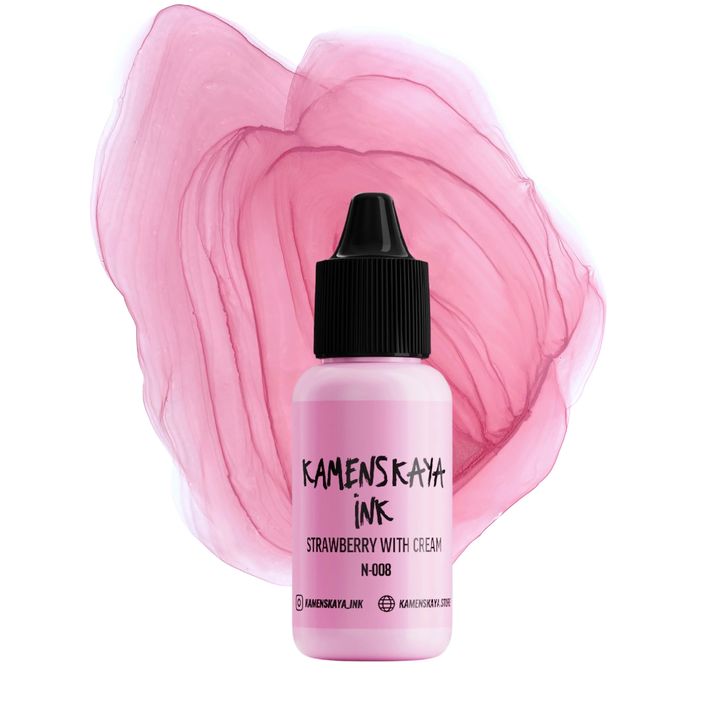 Kamenskaya Pastel Alkohol-Tinte Nude 15ml | verschiedene Farbtöne | N-008 Erdbeeren mit Schlagsahne