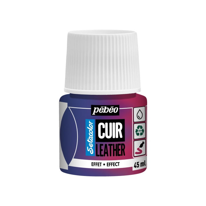 Pebeo Setacolor Lederfarbe mit Effekt 45 ml | verschiedene Farben — Bild 1