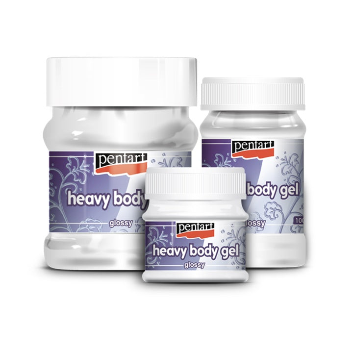 Pentart Heavy Body Gel-Medium für 3D-Strukturen und Glanzeffekte | ARTMIE
