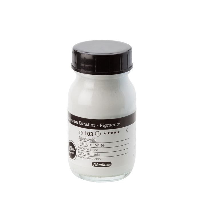Schmincke Farbpigmente 100 ml | verschiedene Farben | 103 Titanweiß