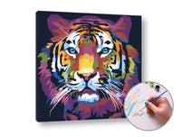 Pittura per numeri TIGER JUNGLE | difficoltà bassa