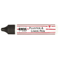 KREUL PicTixx Pluster- und Liner-Pen | verschiedene Farbtöne | weiß