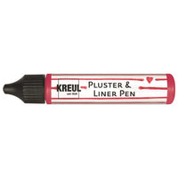 KREUL PicTixx Pluster- und Liner-Pen | verschiedene Farbtöne | rubinrot