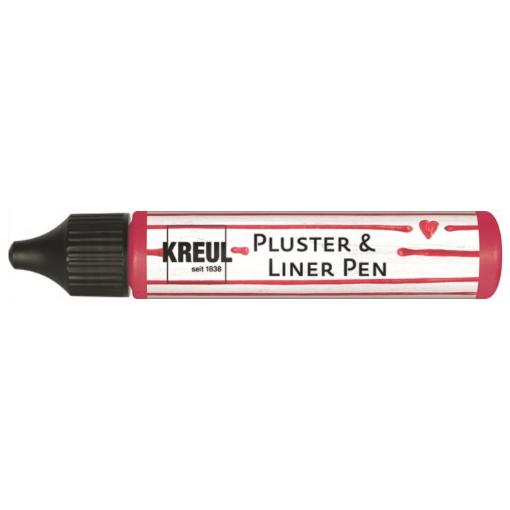 KREUL PicTixx Pluster- und Liner-Pen | verschiedene Farbtöne | rubinrot