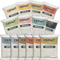 Polymérová hmota CERNIT Metallic 56 g | rôzne odtiene — obrázok 1
