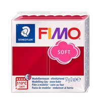 FIMO Soft Modelliermasse 57 g | verschiedene Farben | Kirschrot