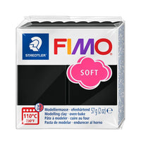 FIMO Soft Modelliermasse 57 g | verschiedene Farben | Schwarz