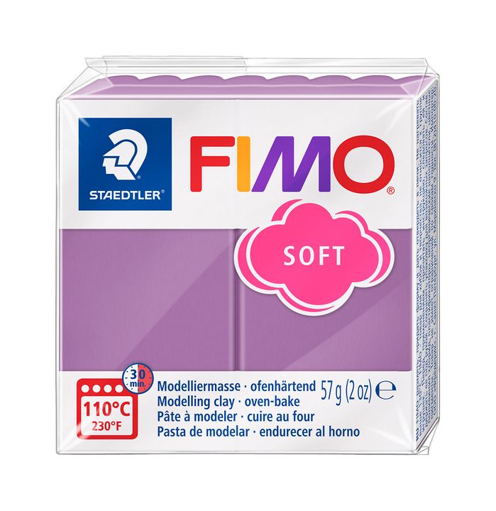 FIMO Soft Modelliermasse 57 g | verschiedene Farben | Heidelbeer-Cocktail
