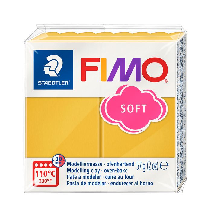 FIMO Soft Modelliermasse 57 g | verschiedene Farben | Mango karamel