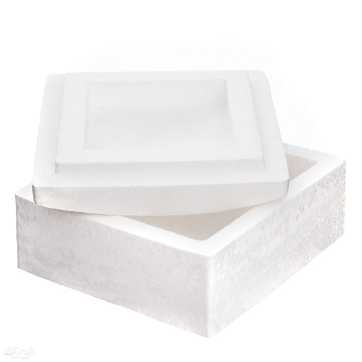 Polystyrénový box štvorcový 13.5 x 13.5 cm