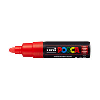 UNI POSCA Marker PC-7M 4,5 – 5,5 mm | verschiedene Farben | rot (15)