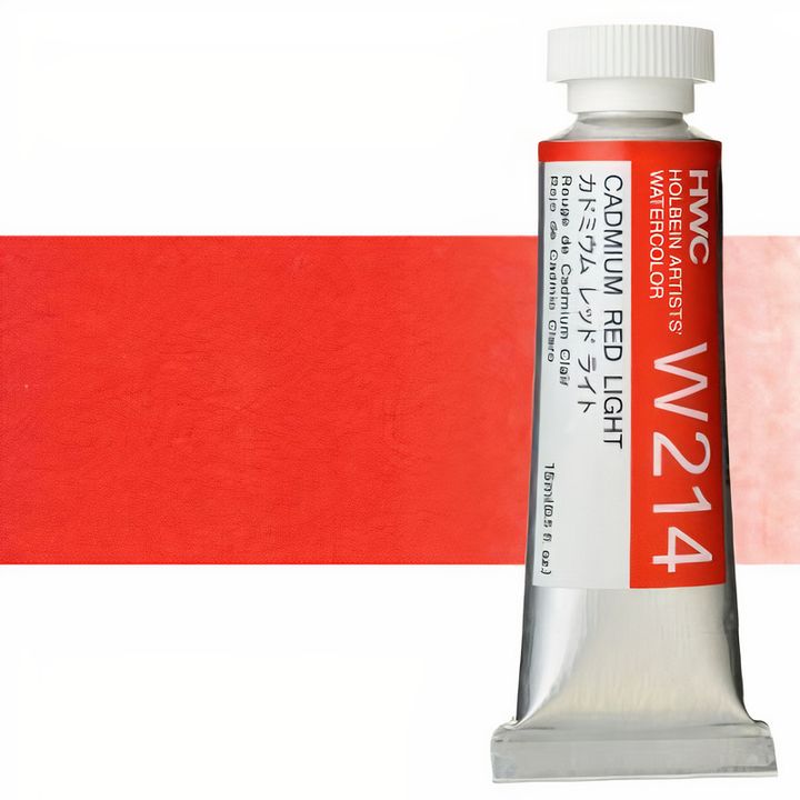 Holbein Artists Aquarellfarben 15 ml | Rote Farbtöne | Kadmiumrot hell