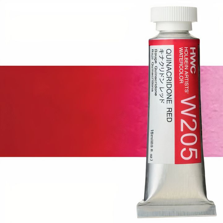 Holbein Artists Aquarellfarben 15 ml | Rote Farbtöne | Chinacridonrot