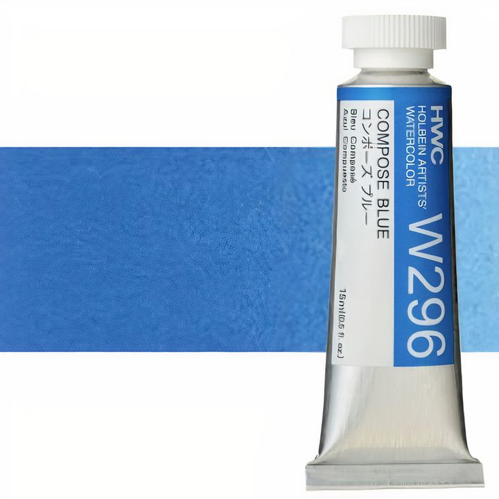 Holbein Artists Aquarellfarben 15 ml | Blaue Farbtöne — Bild 8
