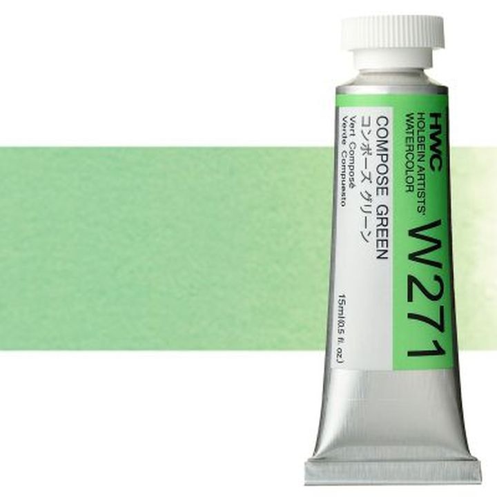 Holbein Artists Aquarellfarben 15 ml | Grüntöne — Bild 13