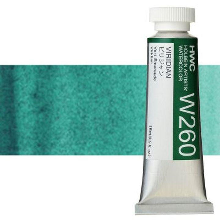 Holbein Artists Aquarellfarben 15 ml | Grüntöne | viridian