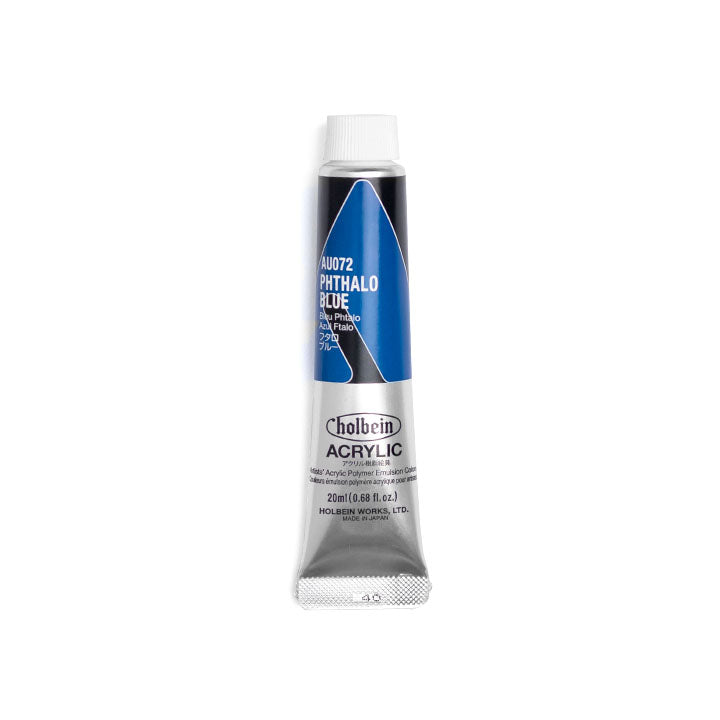 Professionelle Heavy Body Acrylfarben von Holbein in Blautönen | ARTMIE