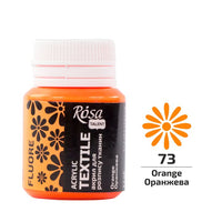 ROSA TALENT Vernice acrilica fluorescente per tessuti 20 ml | Varie tonalità