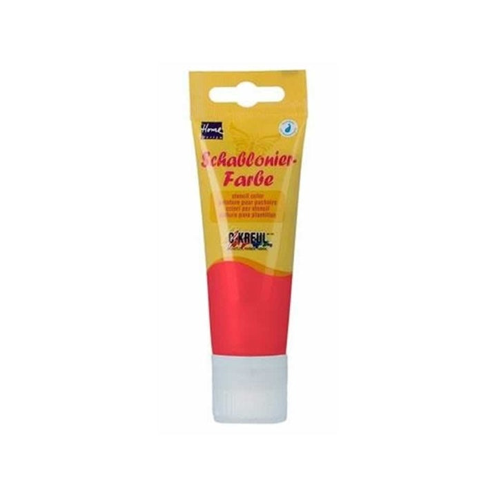Kreul Schablonierfarbe 75 ml | verschiedene Farbtöne | bordeauxrot