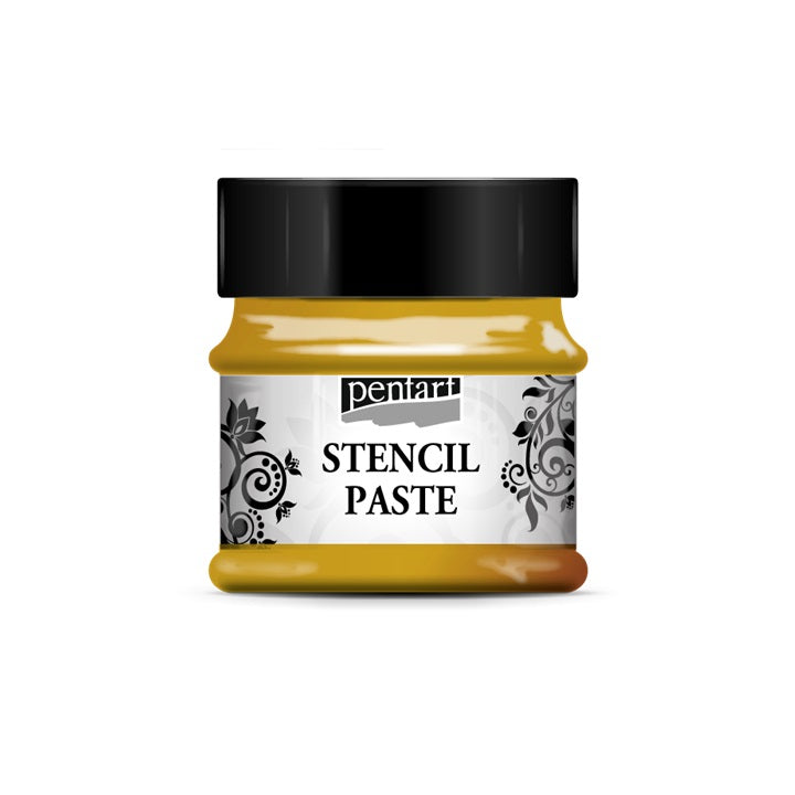Šablónovacia pasta metalická 50ml Stencil paste Pentart | rôzne farby — obrázok 2