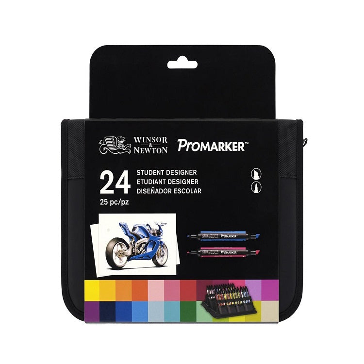 Sada 25 popisovačov Winsor & Newton Promarkers v peračníku