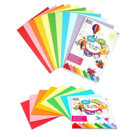 Set aus 50 farbigen Papieren | verschiedene Formate