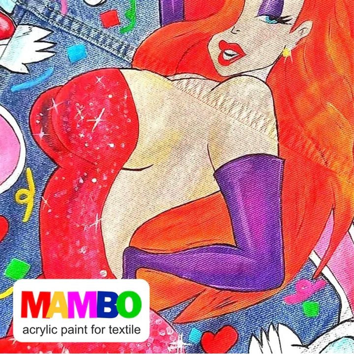 Sada farieb na textil a kožu MAMBO Kompozit 12х20 ml — obrázok 5