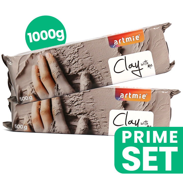 Sada modelovacích hmôt ARTMIE Clay with me 2x500g — obrázok 1
