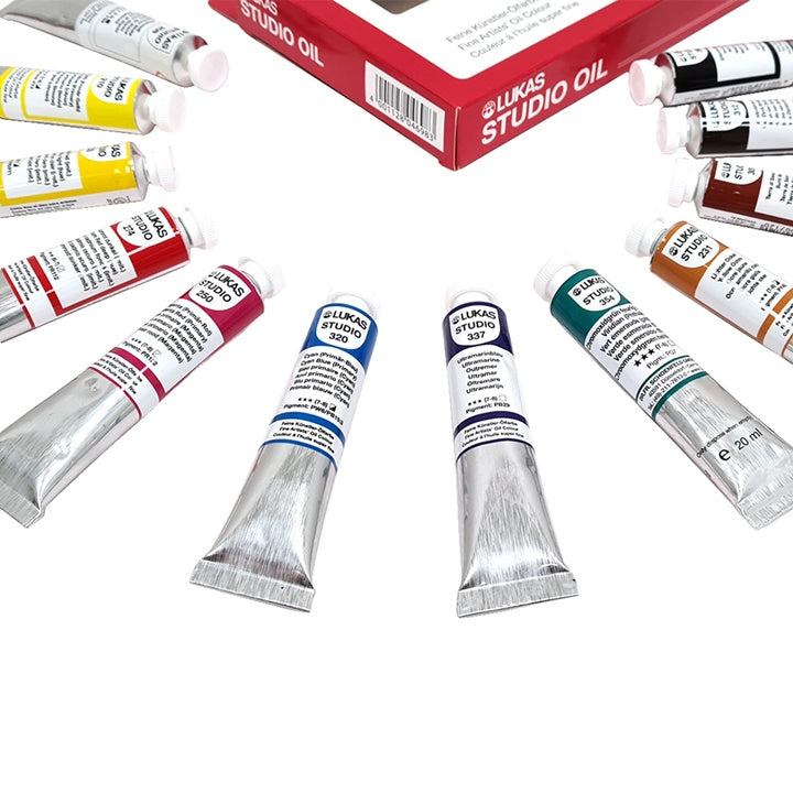 Sada olejových farieb LUKAS Studio / 12x20 ml — obrázok 1
