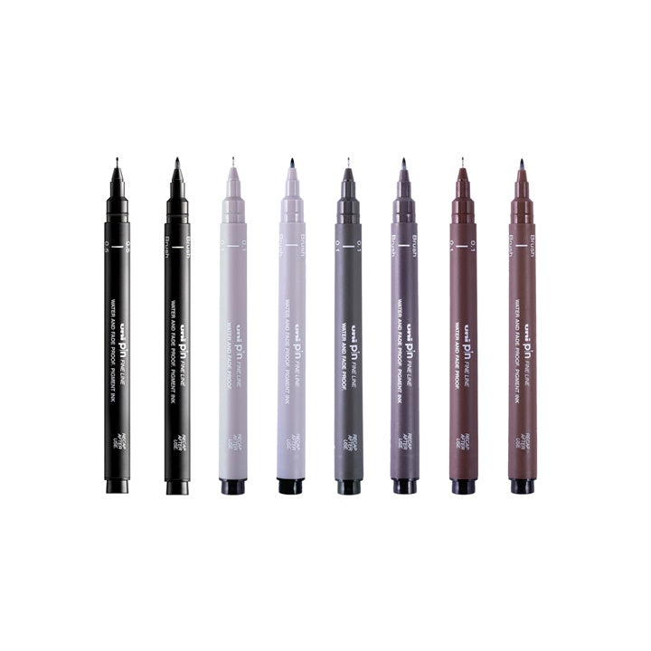 Sada UNI PIN popisovačov fineliner Creative Strokes 8 ks — obrázok 1