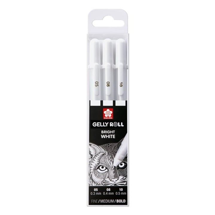 Sakura Gelly Roll Gelschreiber Bright White Set für Künstler | ARTMIE