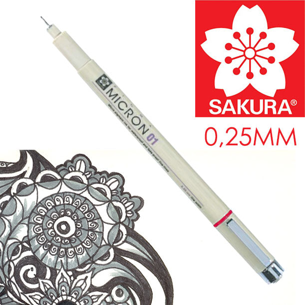 SAKURA Pigma Micron Fineliner BLACK | verschiedene Strichstärken — Bild 2