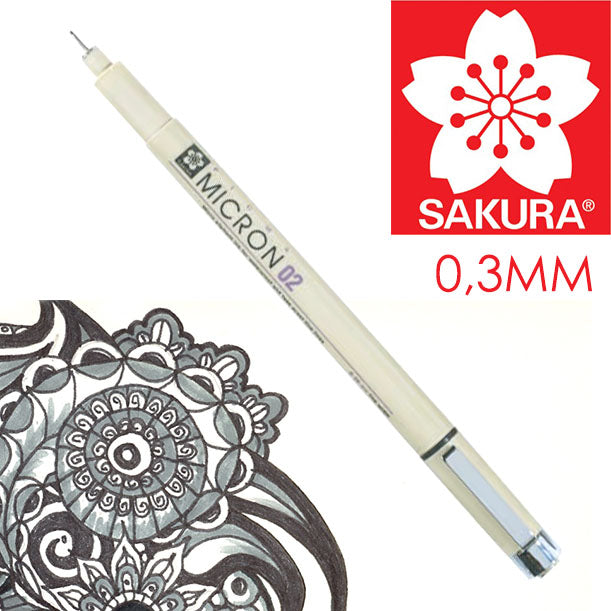 SAKURA Pigma Micron Fineliner BLACK | verschiedene Strichstärken — Bild 3