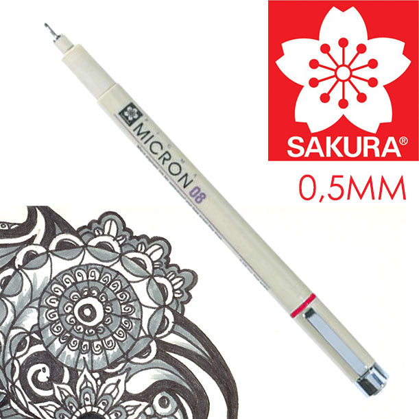 SAKURA Pigma Micron Fineliner BLACK | verschiedene Strichstärken — Bild 8