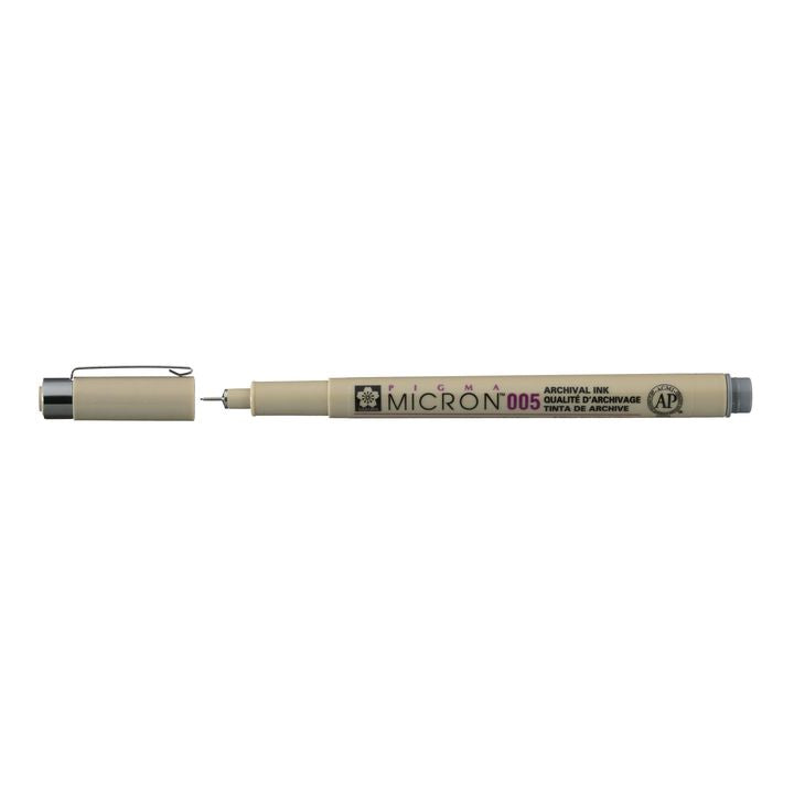 SAKURA Pigma Micron Fineliner dunkelgrau | verschiedene Strichstärken — Bild 1