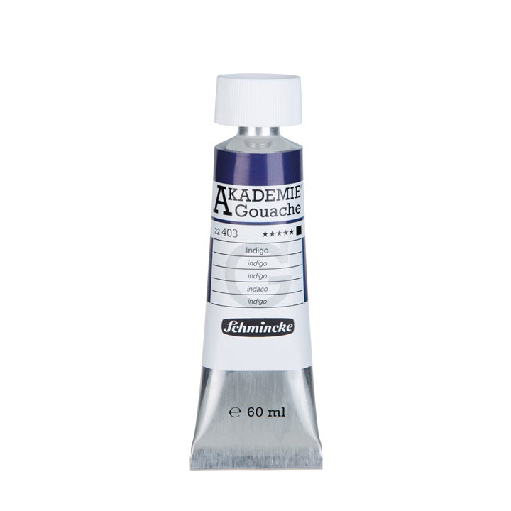 Schmincke Akademie Gouachefarben in der Tube 60 ml | verschiedene Farbtöne | 403 indigo