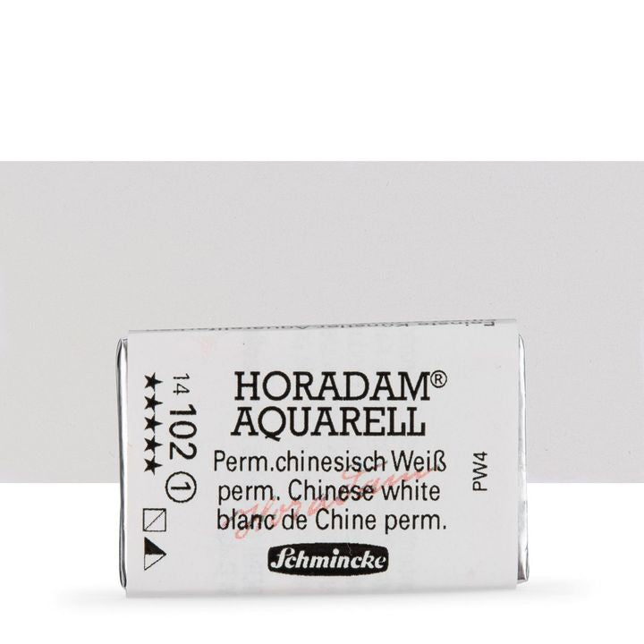 Schmincke Horadam Aquarellfarben im ganzen Näpfchen | verschiedene Farbtöne | 102 permanentweiß Chinese