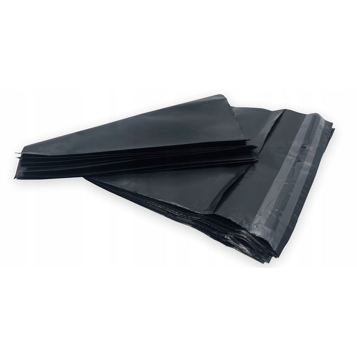 Schwarze Versandtaschen aus Kunststoff 100 Stk. | verschiedene Größen — Bild 1