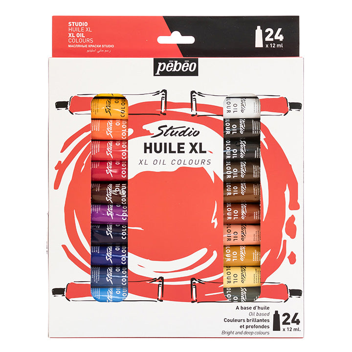 Set oljnih barv Studio Huile XL Pebeo 24 x 12 ml