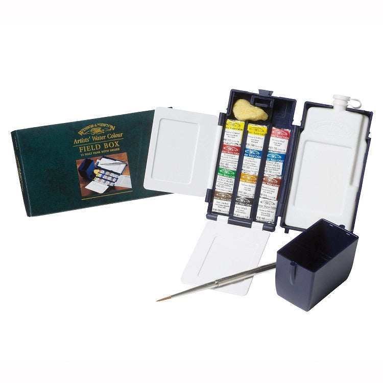 Set profesionalnih akvarelov Winsor&Newton Field Box