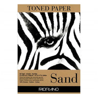Σημειωματάριο σκίτσου FABRIANO καφέ TONED SAND | διαφορετικές διαστάσεις
