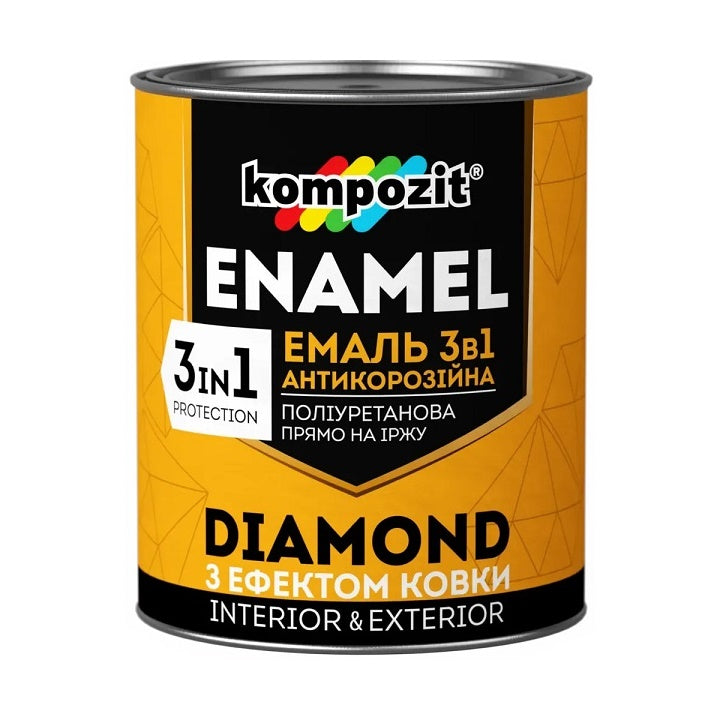 Smalto anticorrosivo 3 in 1  KOMPOZIT DIAMOND 0,65 l | varie tonalità