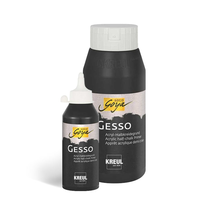 Schwarze Solo Goya Gesso Grundierung von KREUL für Künstlerbedarf | ARTMIE