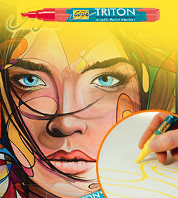 SOLO GOYA TRITON Akrylová fixka 1 - 4 mm | rôzne farby — obrázok 20