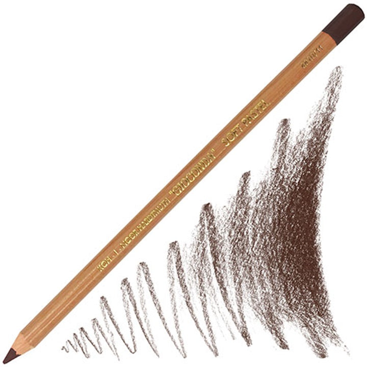 KOH-I-NOOR Gioconda Pastellstift | verschiedene Farbtöne | Caput Mortuum