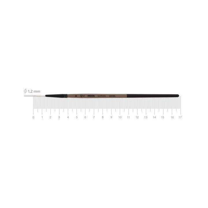 Synthetischer Liner-Pinsel ROSA MOON 1203RL | verschiedene Größen | Nr. 0