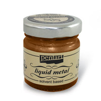 PENTART Flüssigmetall - 30 ml | verschiedene Farben | 21082 - bronse
